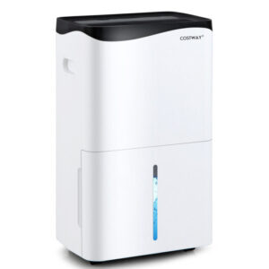100-Pint Dehumidifier with Smart App and Alexa Control for Home and Basements-White - Color: White