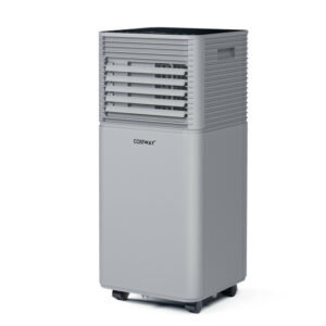 10000 BTU Air Cooler with Fan and Dehumidifier Mode-Gray - Color: Gray