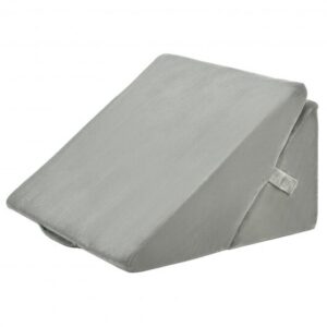 Adjustable Memory Foam Reading Sleep Back Support Pillow-Gray - Color: Gray