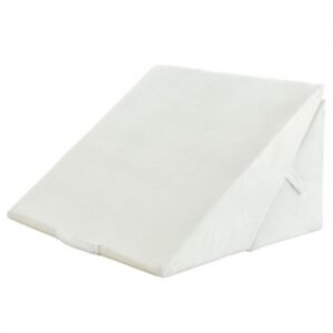 Adjustable Memory Foam Reading Sleep Back Support Pillow-White - Color: White