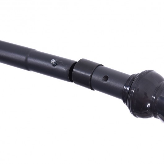 9' Half Round Patio Umbrella Sunshade without Weight Base - Color: Tan - Size: 9 ft - Image 3