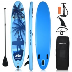 Adult Youth  Inflatable Stand Up Paddle Board-S - Color: Blue - Size: S