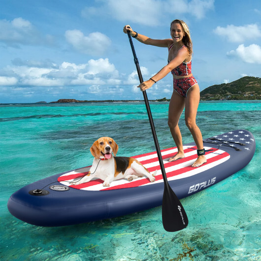 Inflatable Paddle Board with Removable Fin and Backpack-A - Image 2