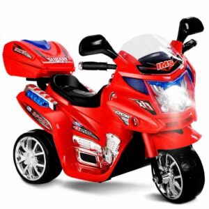 3 Wheel Kids 6V Battery Powered Electric Motorcycle Red - Color: Red